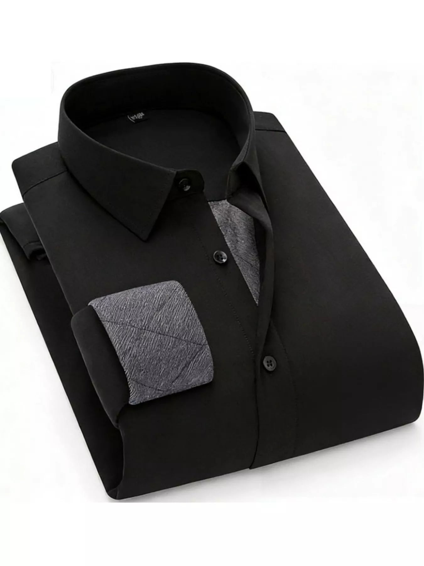 Men's Full Size Slim Fit Long Sleeve Shirt Plus Size - PBNJ FASHIONS