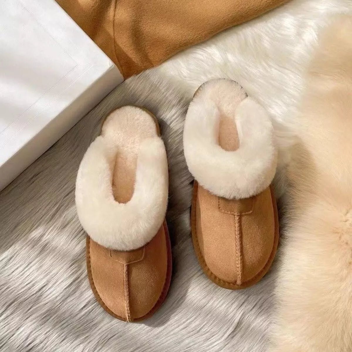 Cozy Plush - Lined Slippers - PBNJ FASHIONS