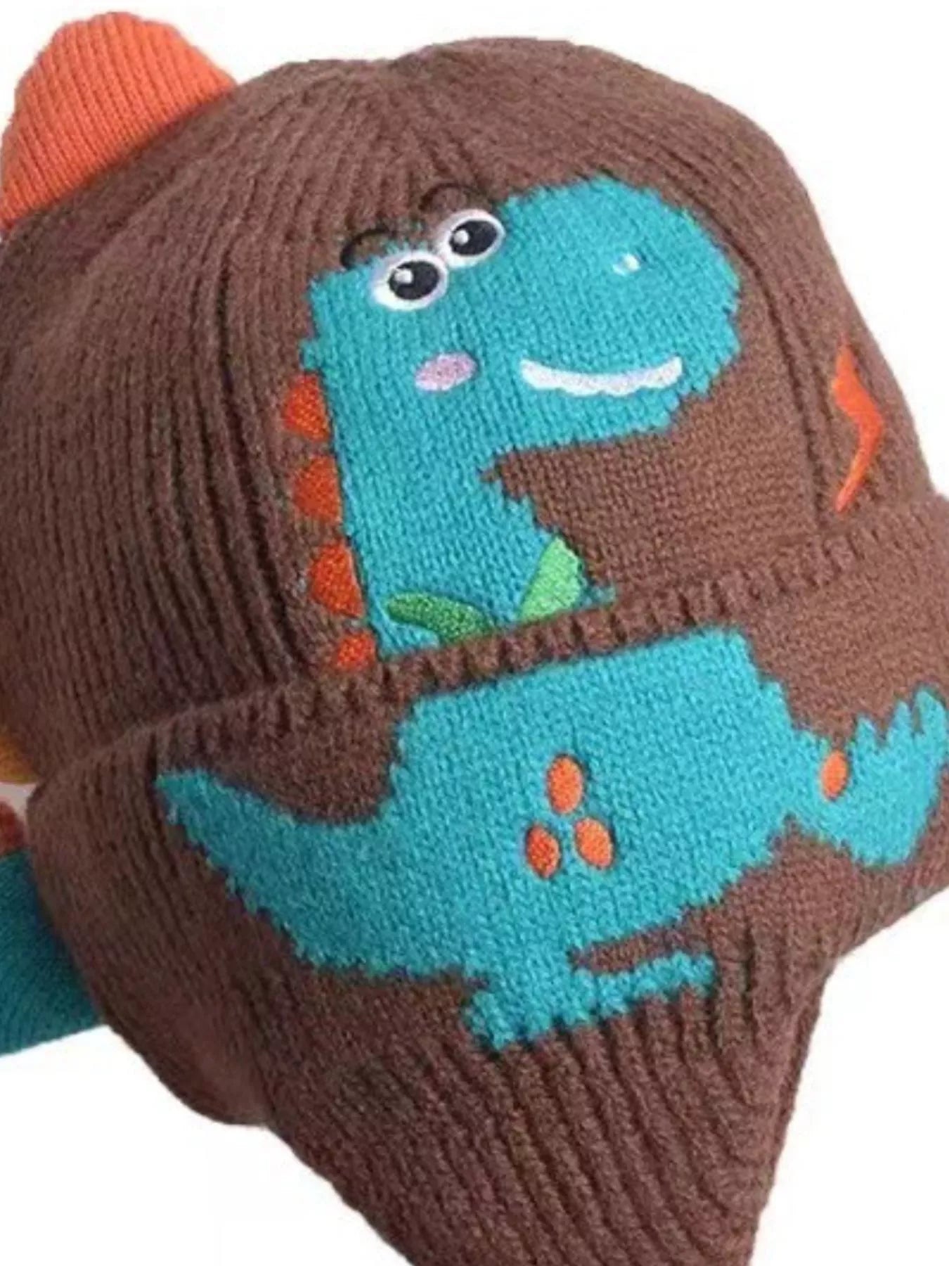 Children's Dinosaur Knitted Hat - PBNJ FASHIONS