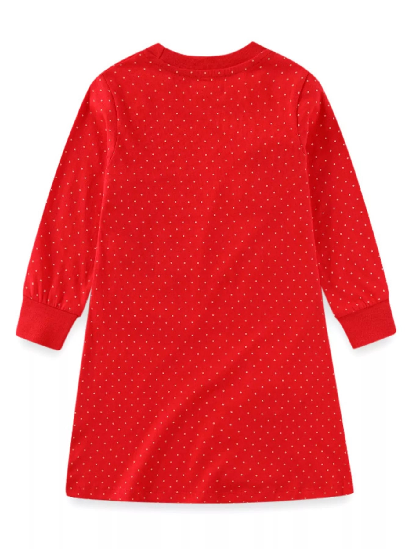 Children's Animal Applique Long Sleeve Dress - PBNJ FASHIONS
