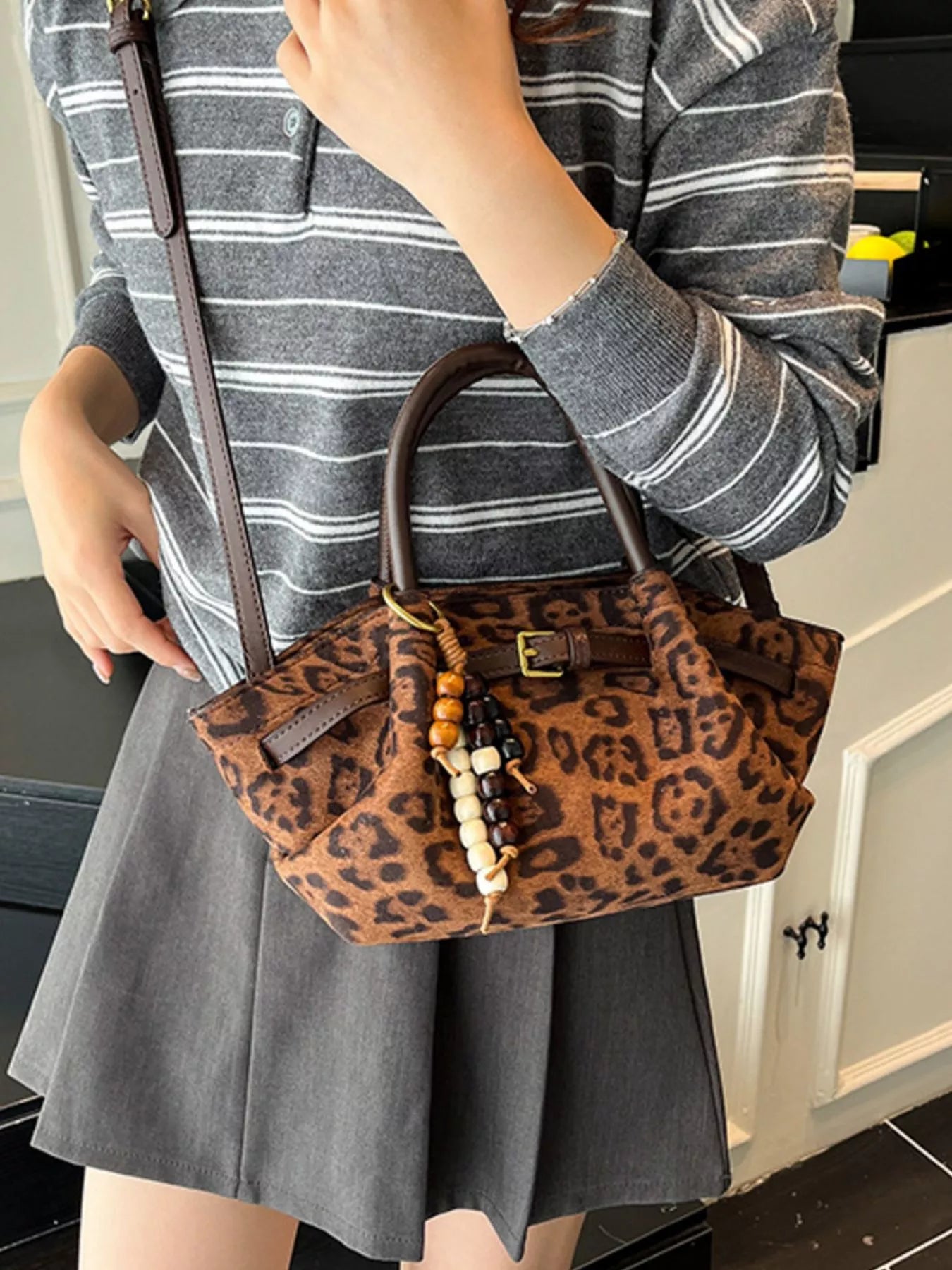 Buckle Decor Tote Bag - PBNJ FASHIONS