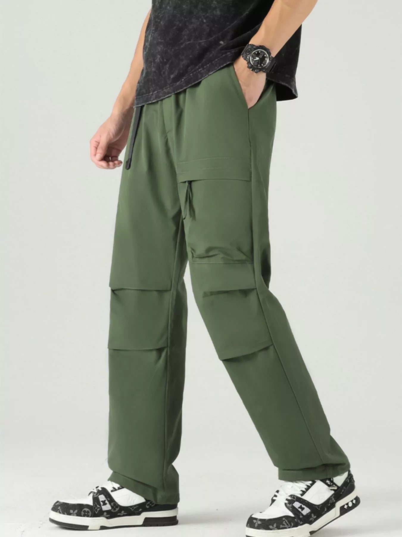 Men's Plus Size Loose Fit Cargo Pants - PBNJ FASHIONS
