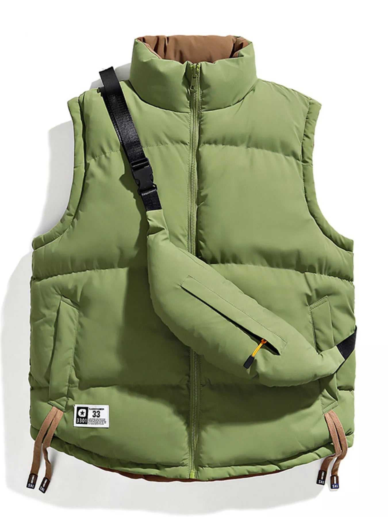 Men's Plus Size Sleeveless Padded Puffer Vest - PBNJ FASHIONS