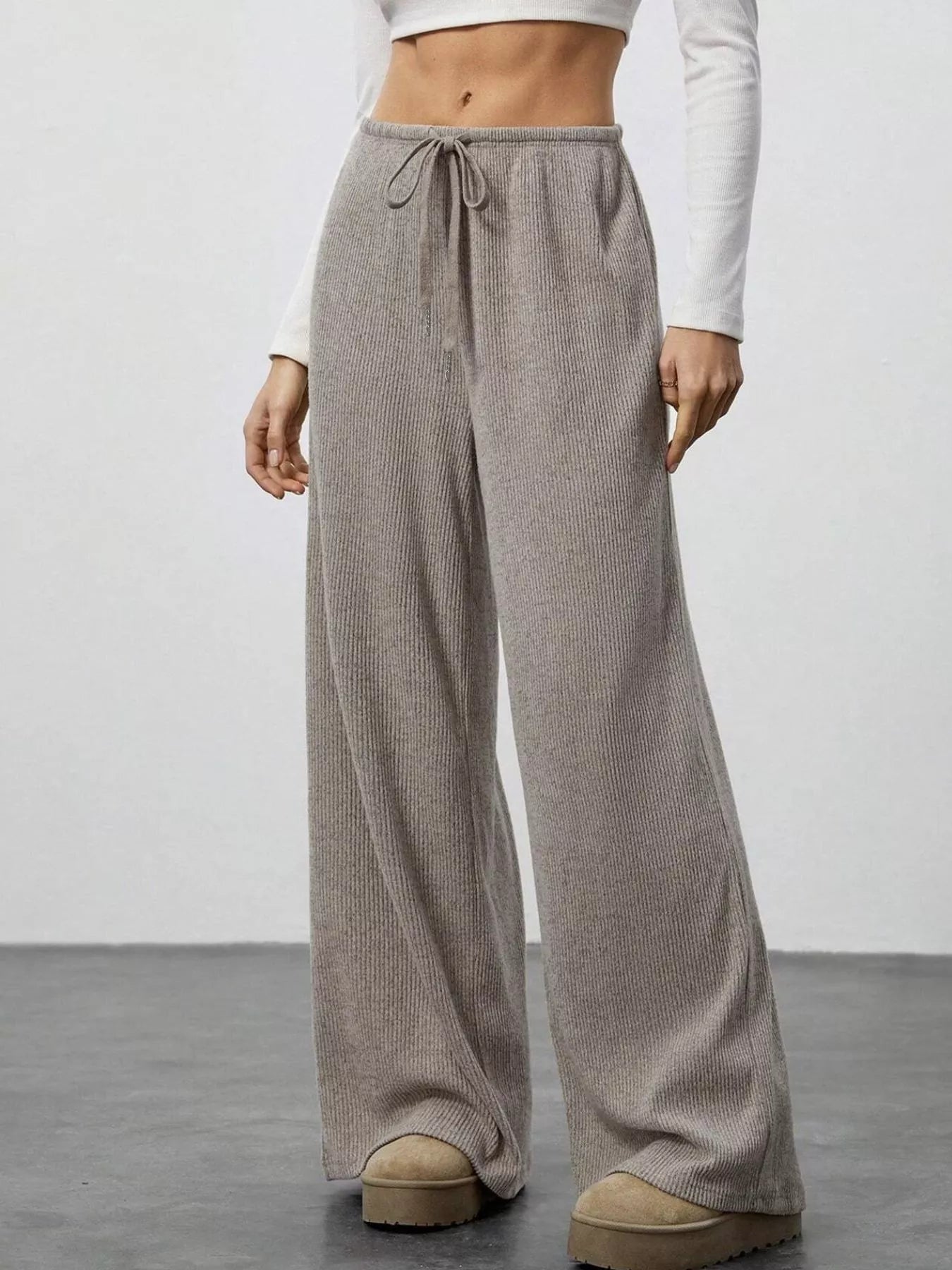 Relaxed Fit Drawstring Pants - PBNJ FASHIONS