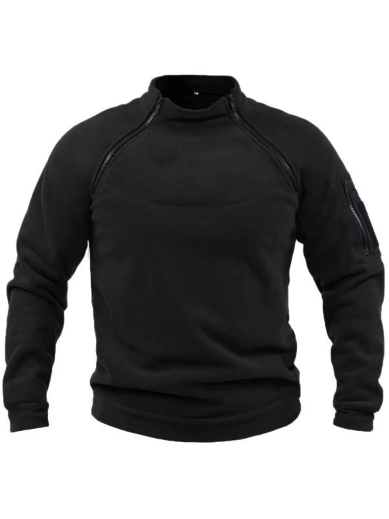 Men's Full Size Long Sleeve Fleece Sweatshirt Plus Size - PBNJ FASHIONS