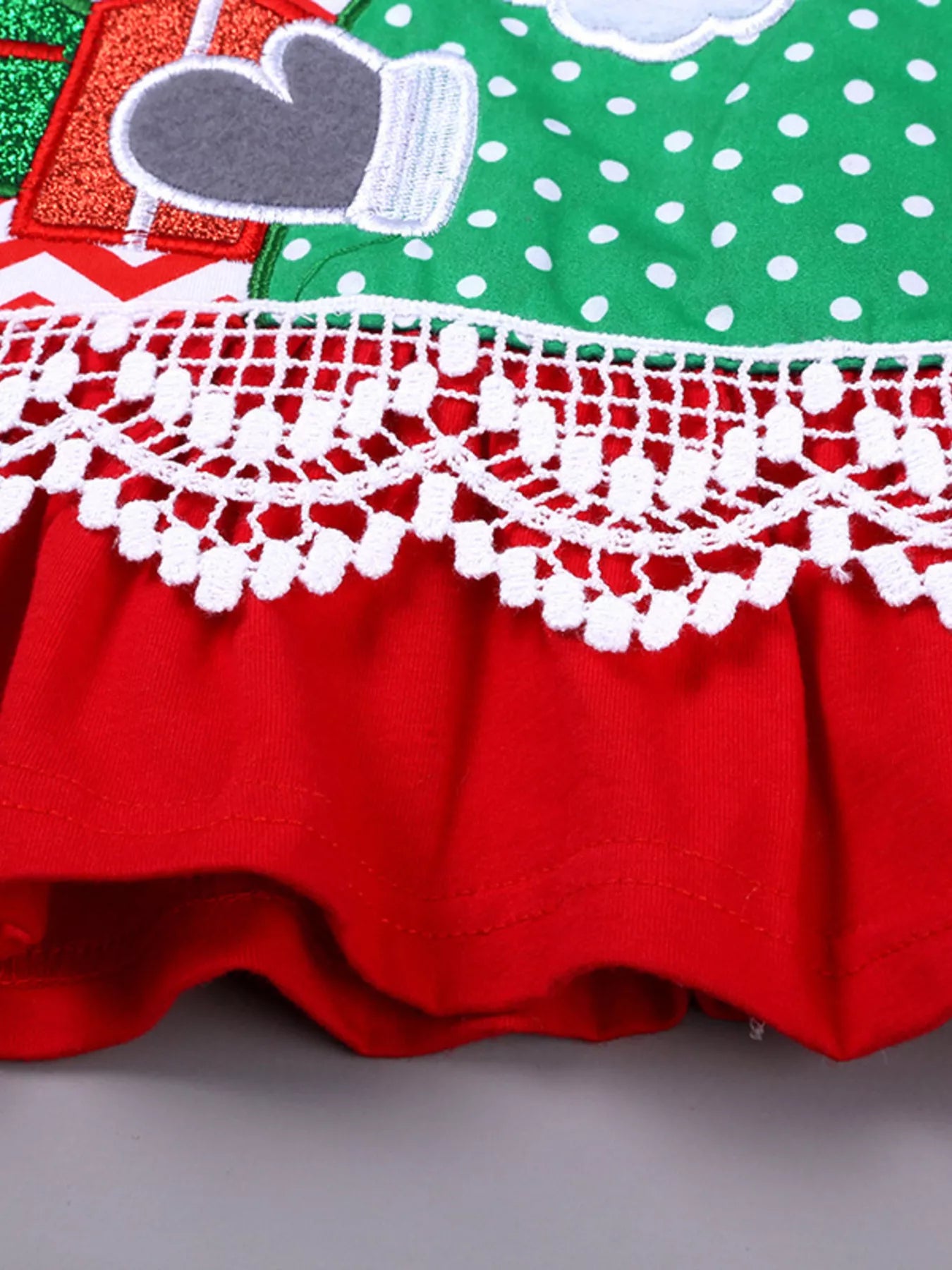 Children's Christmas Santa Long Sleeve Dress - PBNJ FASHIONS