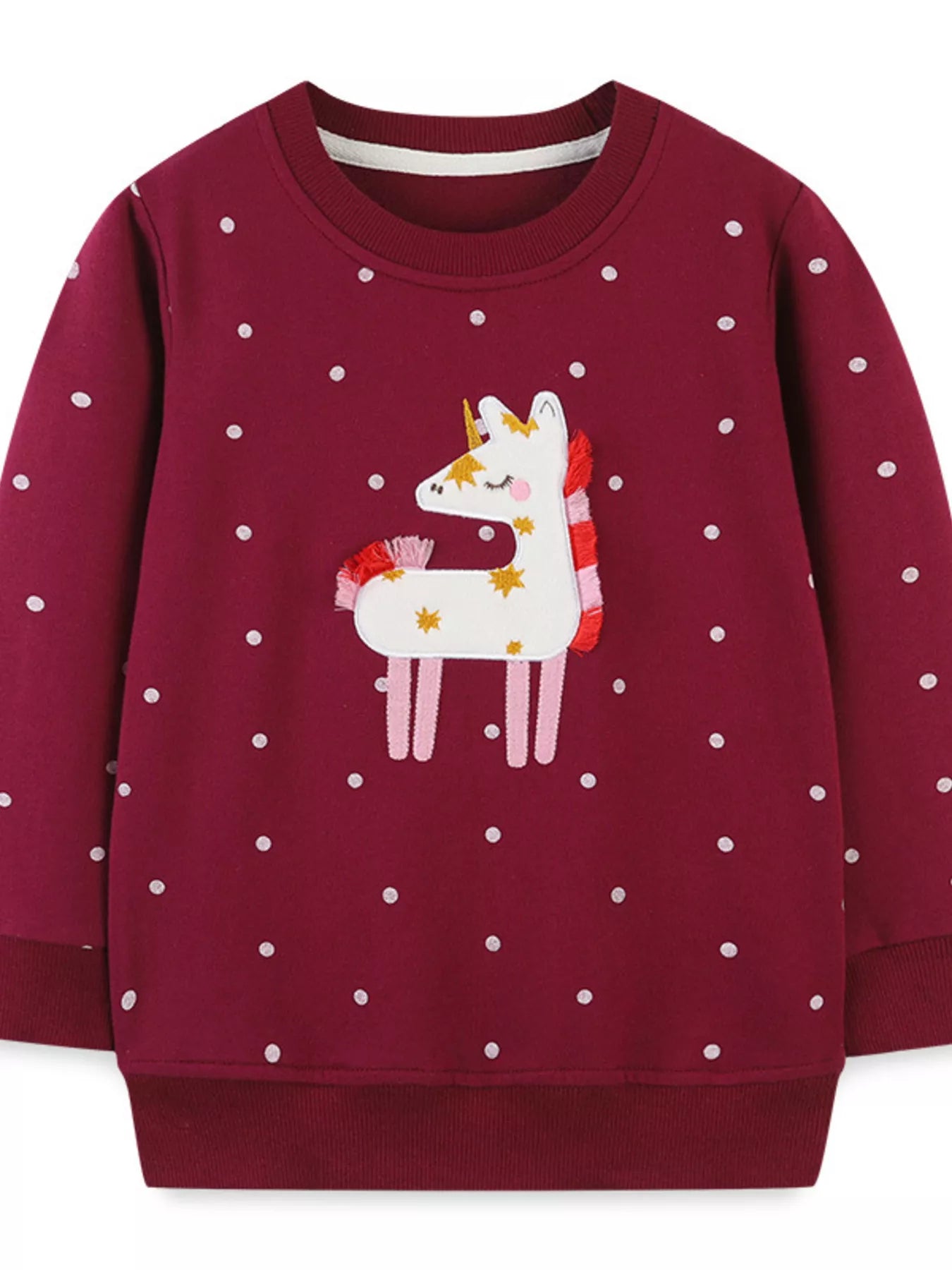 Children's Unicorn Round Neck Sweatshirt - PBNJ FASHIONS