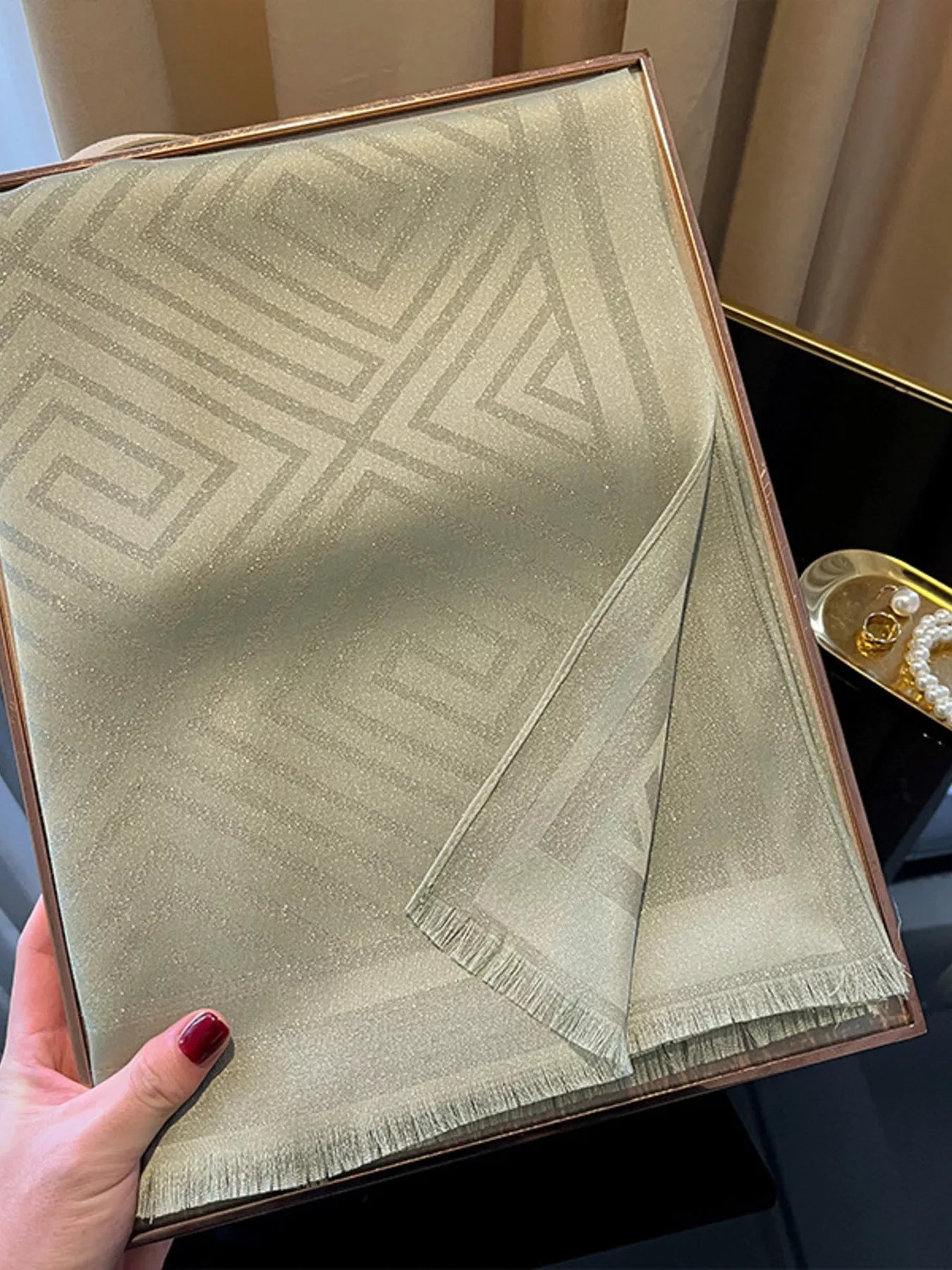 Raw Hem Lightweight Scarf - PBNJ FASHIONS