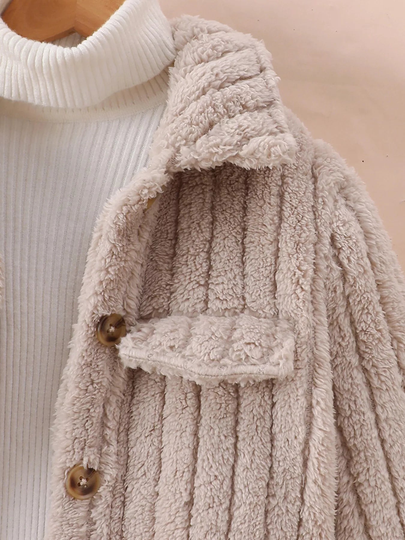 Children's Cozy Fleece Button - Down Jacket - PBNJ FASHIONS