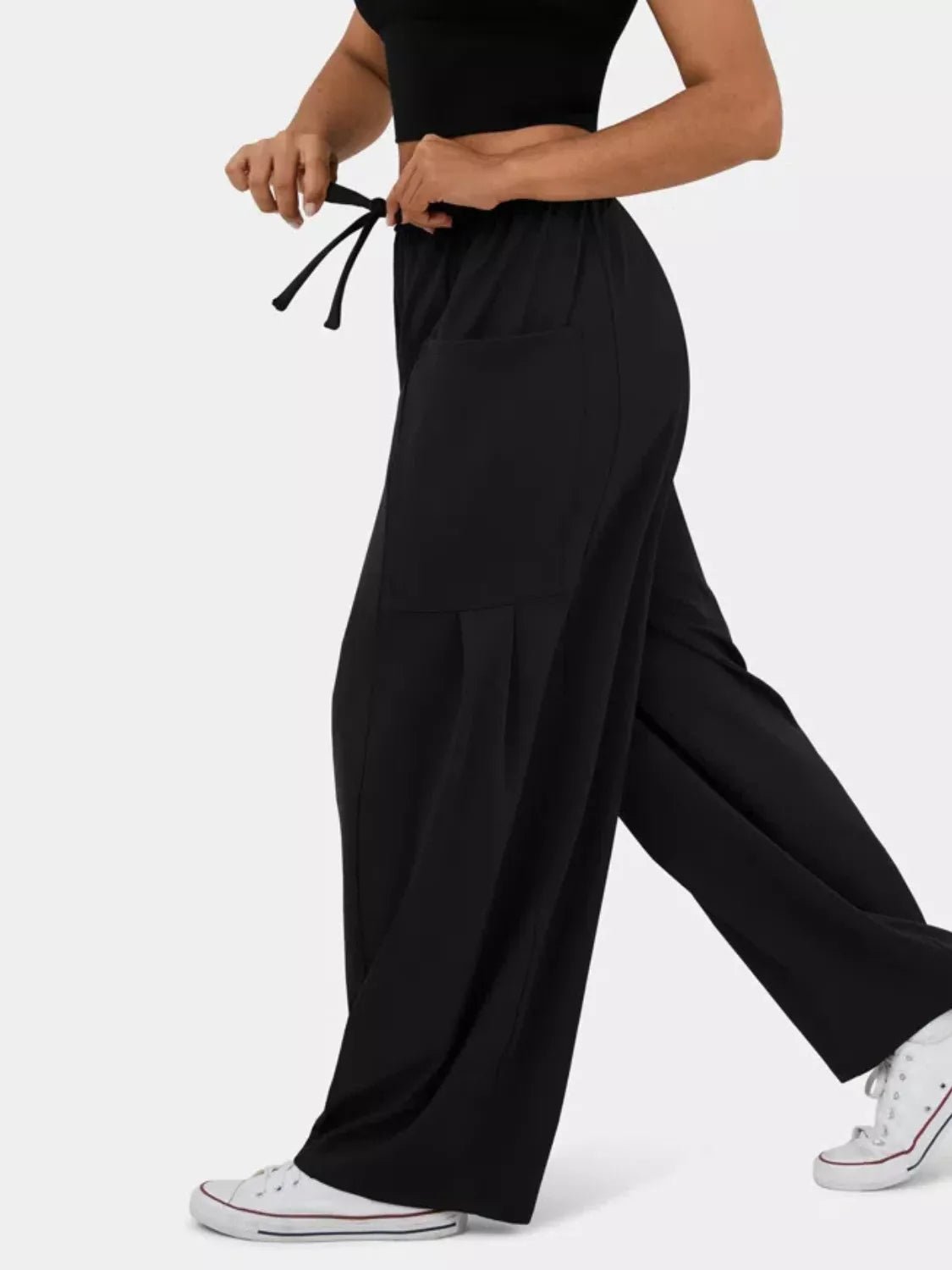 Relaxed Fit Drawstring Pants - PBNJ FASHIONS