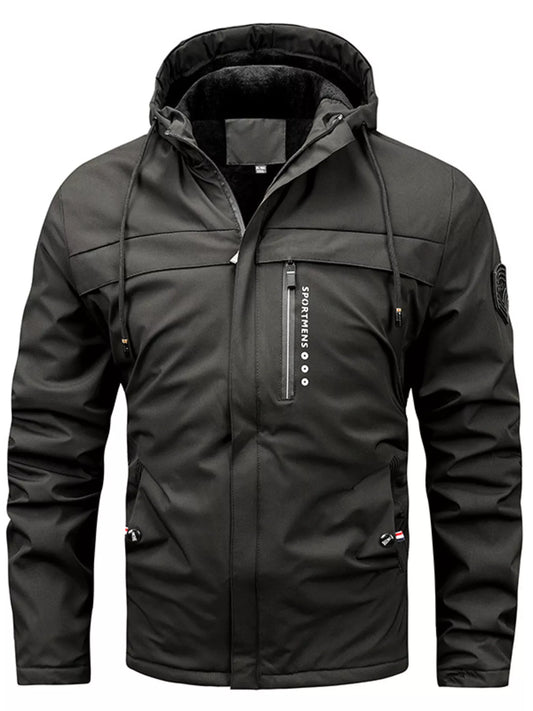 Men's Plus Size Winter Warm Hooded Parka Jacket - PBNJ FASHIONS