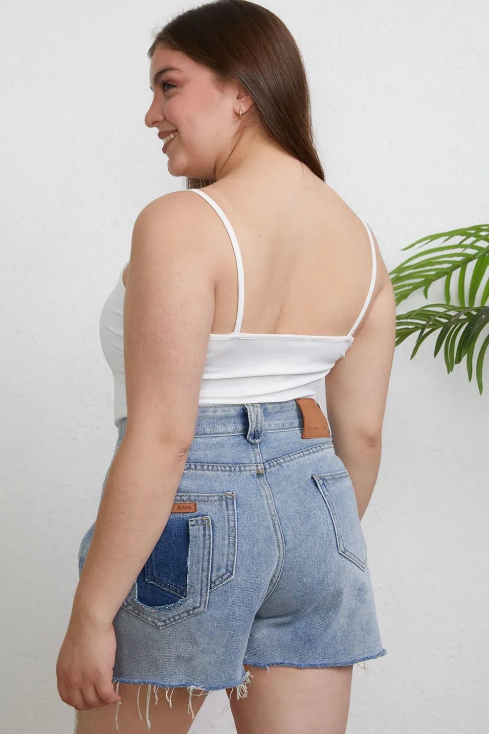 Basic Bae Full Size Round Neck Slim Cami Plus Size - PBNJ FASHIONS