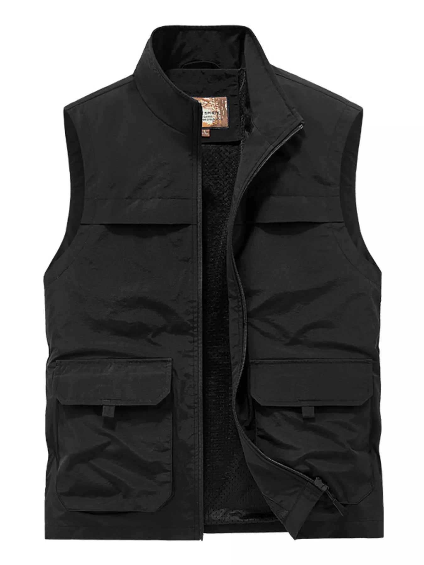 Men's Plus Size Lightweight Multi - Pocket Outdoor Vest - PBNJ FASHIONS