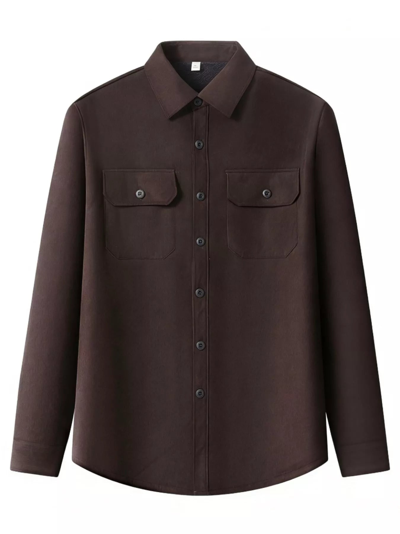 Men's Plus Size Button Up Long Sleeve Shirt - PBNJ FASHIONS