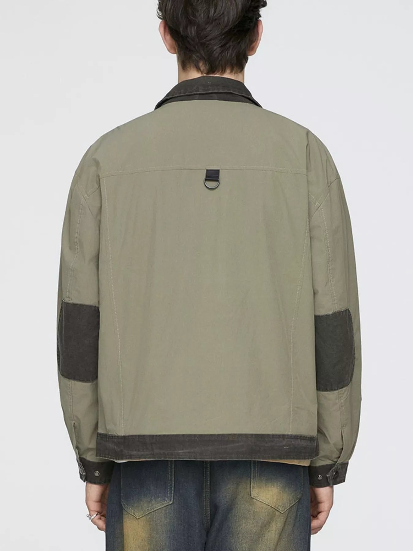 Men's Plus Size Snap Down Long Sleeve Jacket - PBNJ FASHIONS