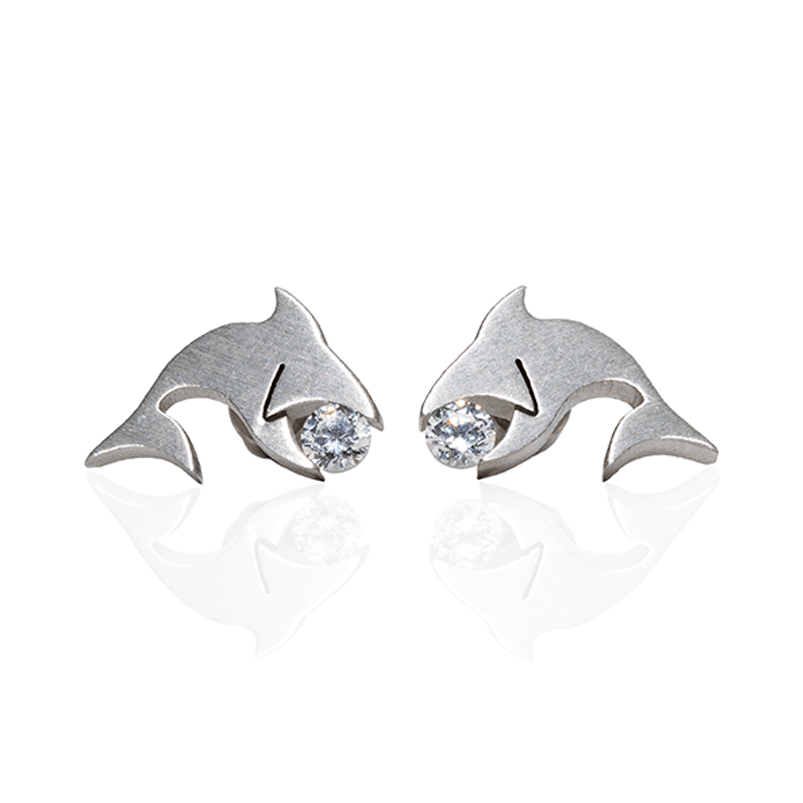 ER119W B.Tiff Shark Earrings - PBNJ FASHIONS