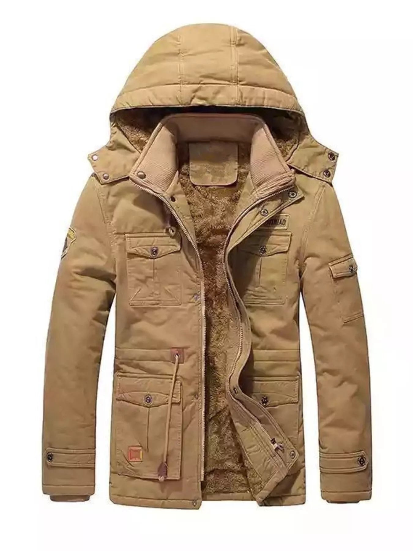 Men's Full Size Warm Hooded Parka Coat Plus Size - PBNJ FASHIONS