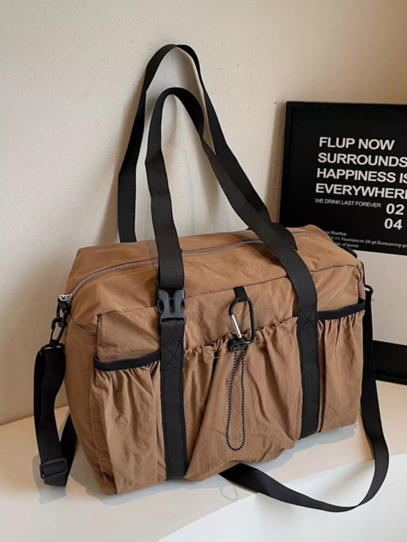 Canvas Travel Duffel Bag - PBNJ FASHIONS