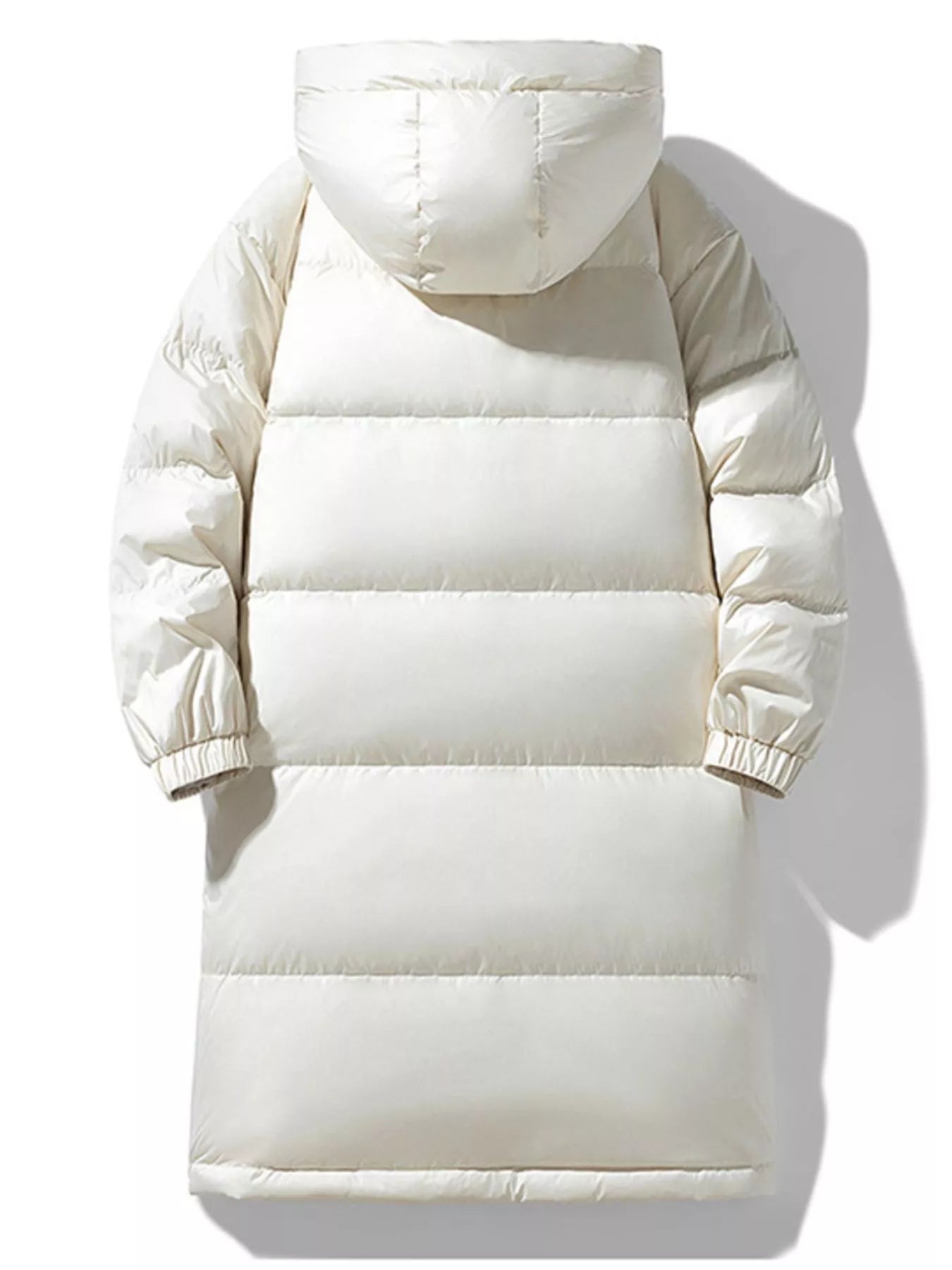 Men's Full Size Longline Hooded Down Coat Plus Size - PBNJ FASHIONS