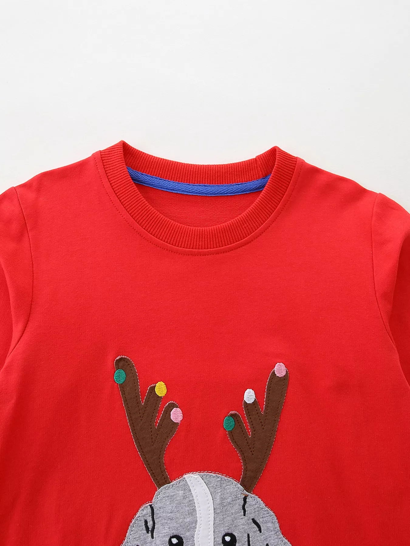 Children's Christmas Dog & Reindeer Round Neck Outfit Set - PBNJ FASHIONS