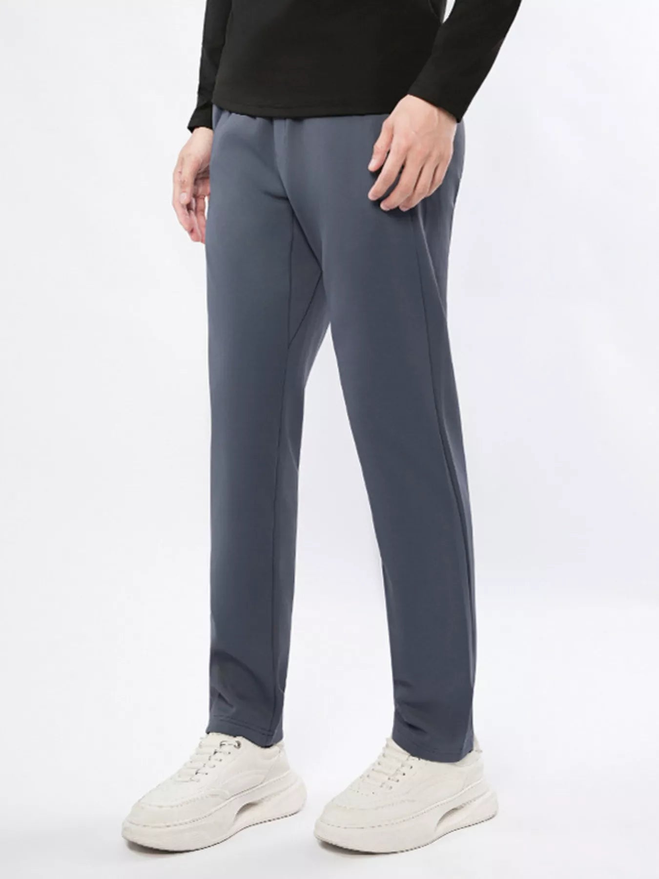 Men's Plus Size Casual Straight - Leg Pants - PBNJ FASHIONS