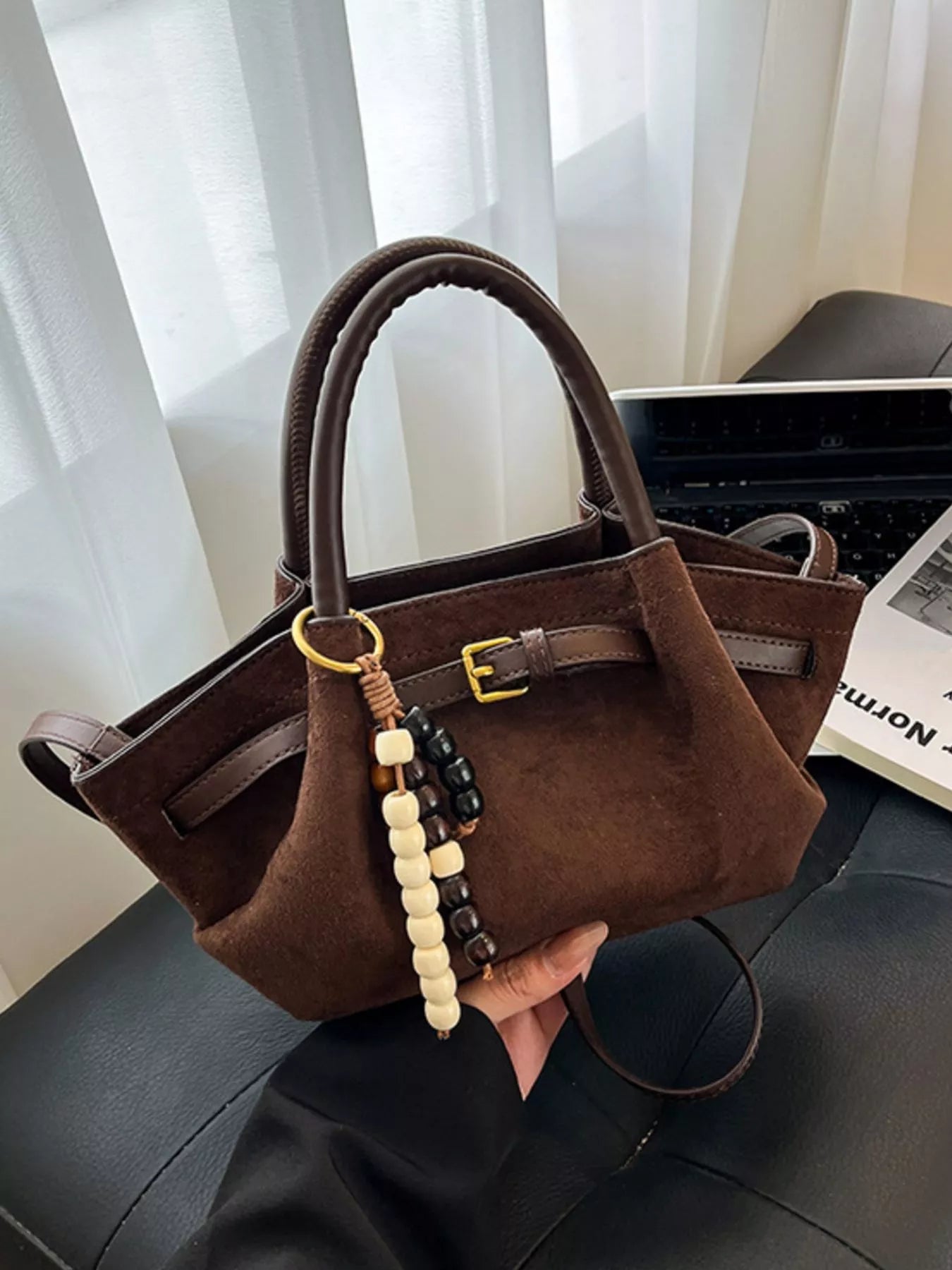 Buckle Decor Tote Bag - PBNJ FASHIONS