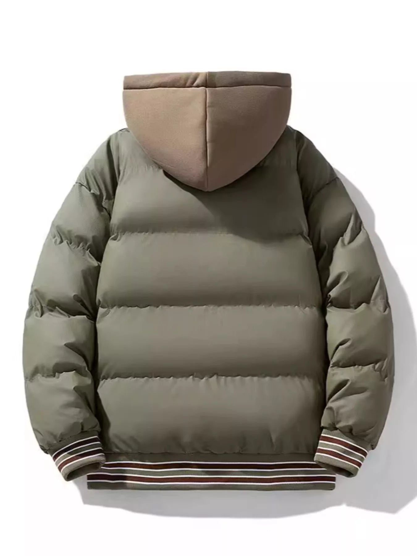 Men's Plus Size Hooded Padded Puffer Jacket - PBNJ FASHIONS