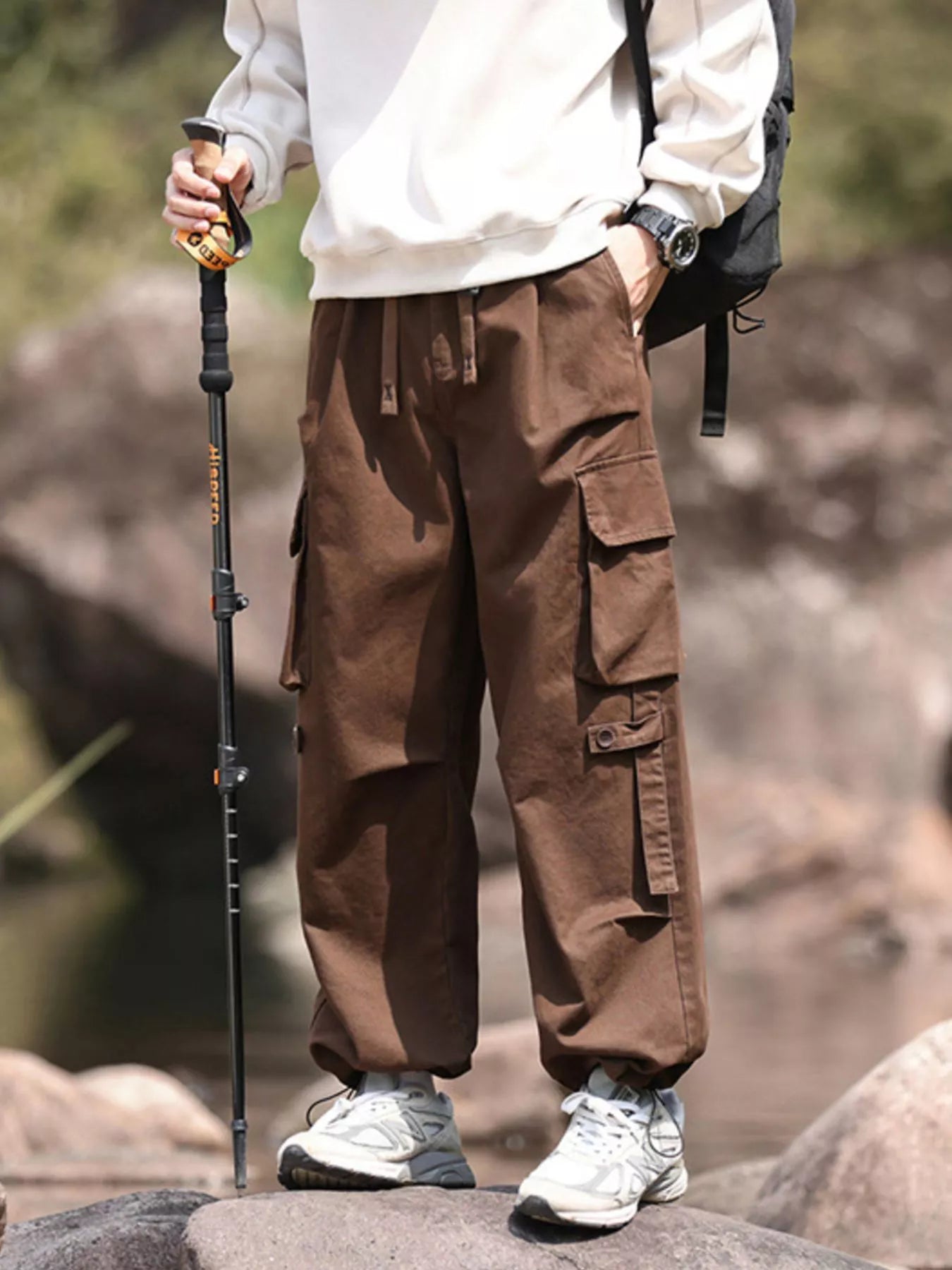 Men's Plus Size Relaxed Fit Cargo Pants - PBNJ FASHIONS