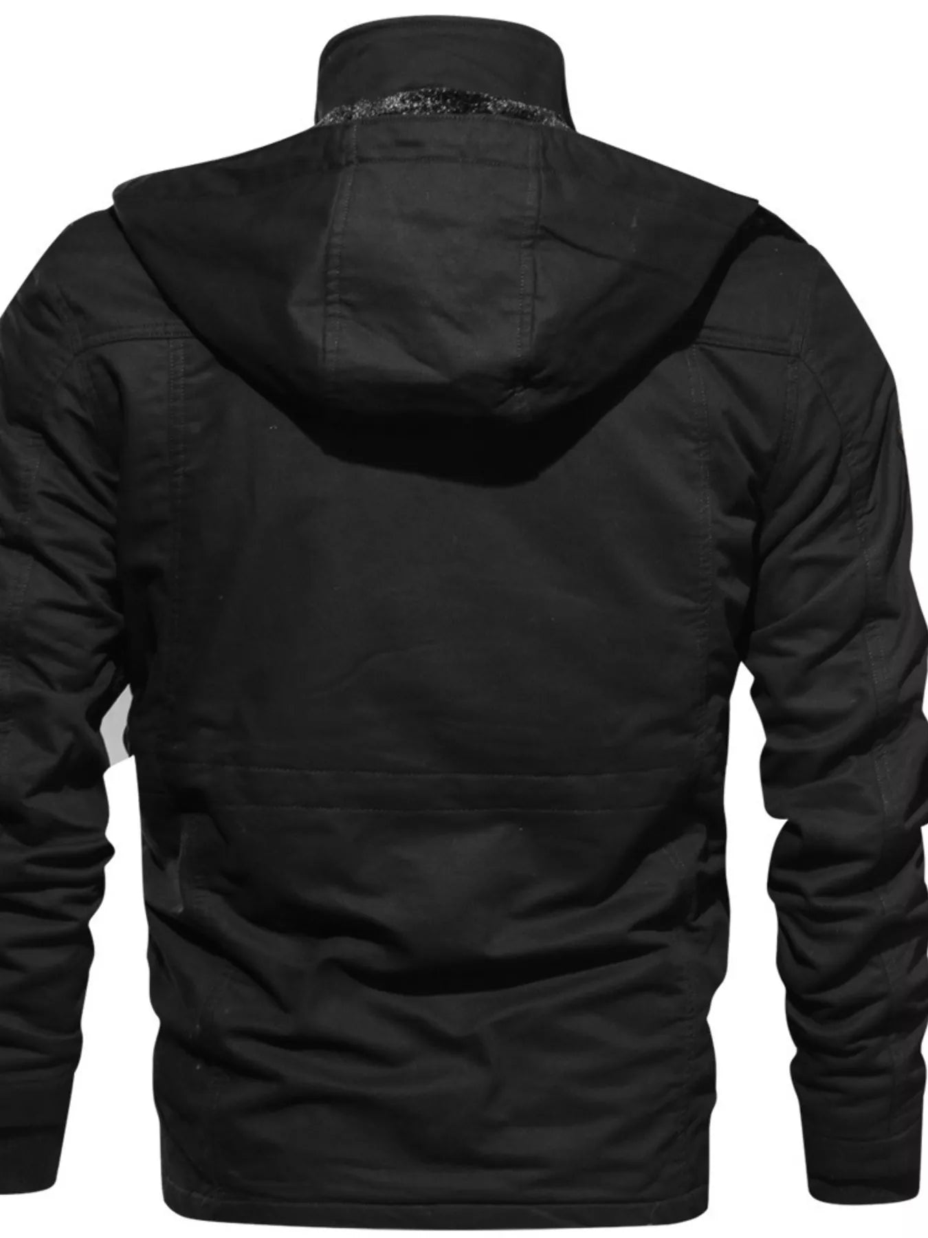 Men's Plus Size Fleece Lined Zip Up Jacket - PBNJ FASHIONS
