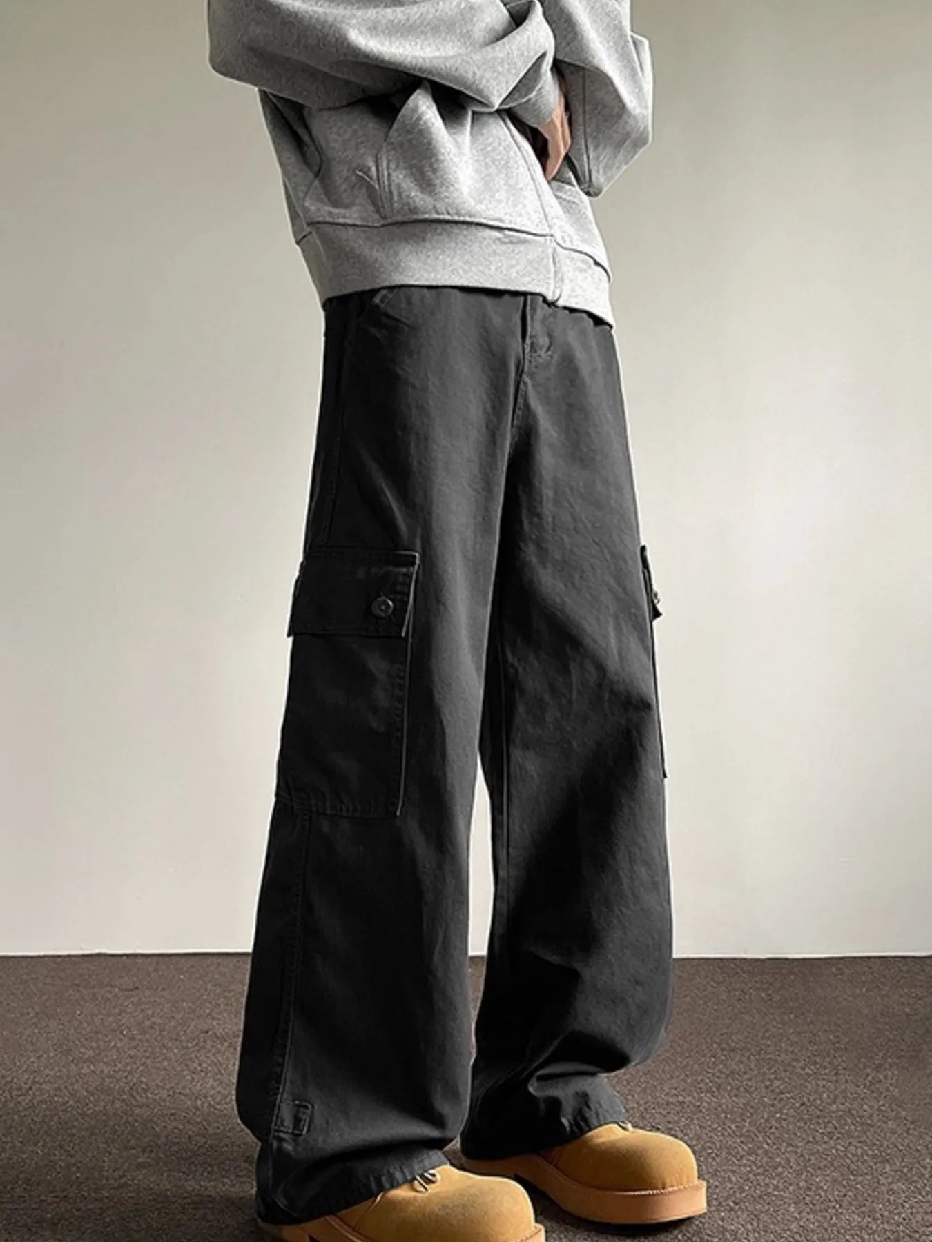 Men's Full Size Loose Fit Cargo Jeans Plus Size - PBNJ FASHIONS