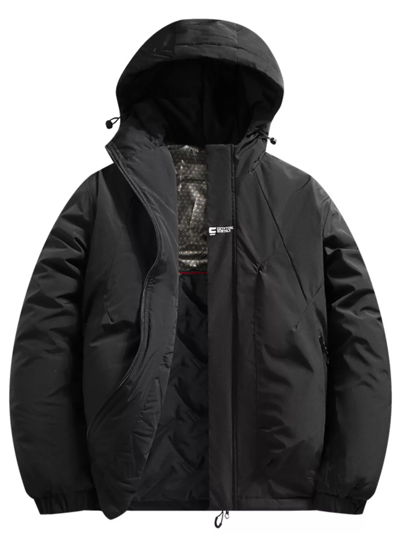 Men's Full Size Hooded Padded Winter Coat Plus Size - PBNJ FASHIONS