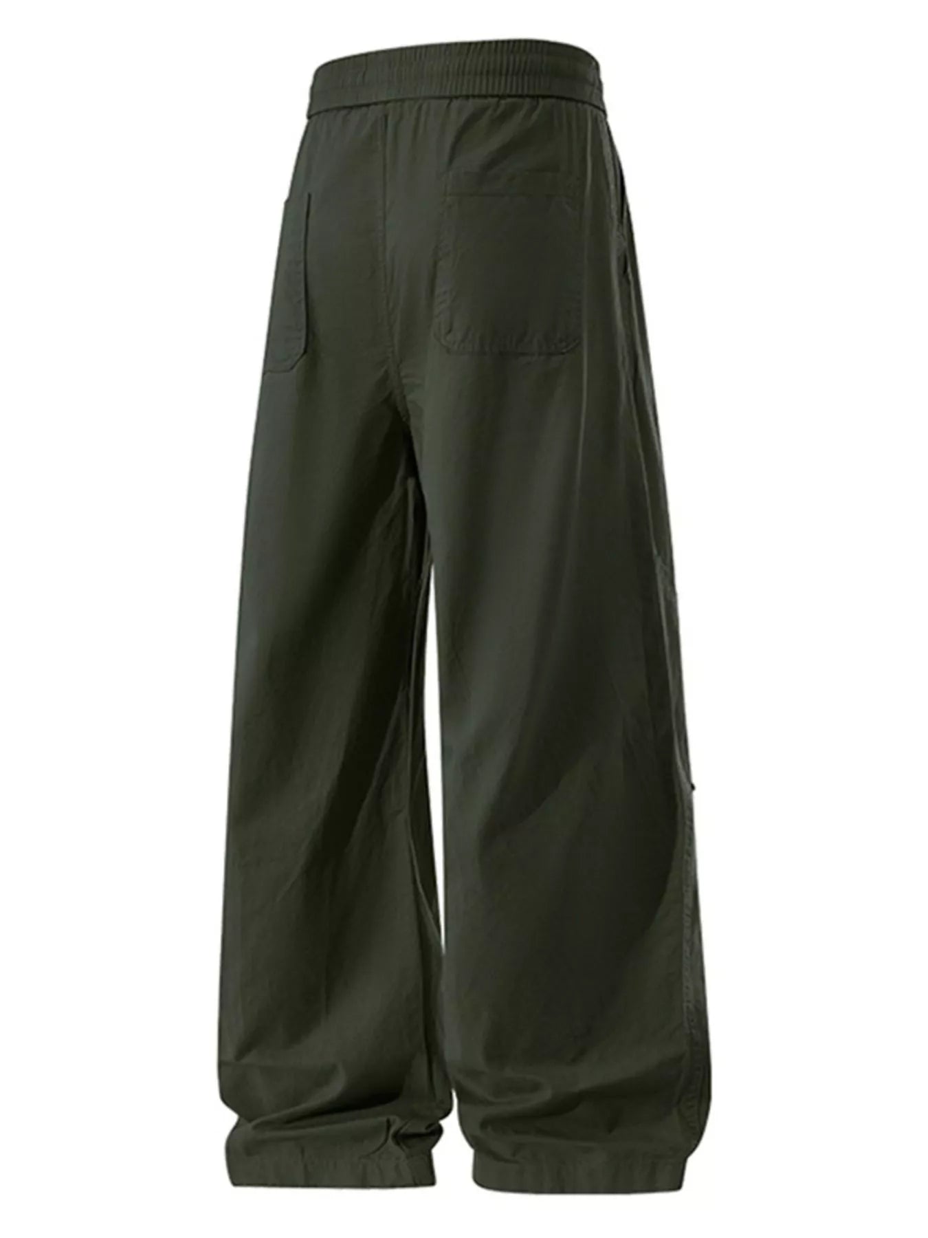 Men's Plus Size Drawstring Wide Leg Casual Pants - PBNJ FASHIONS
