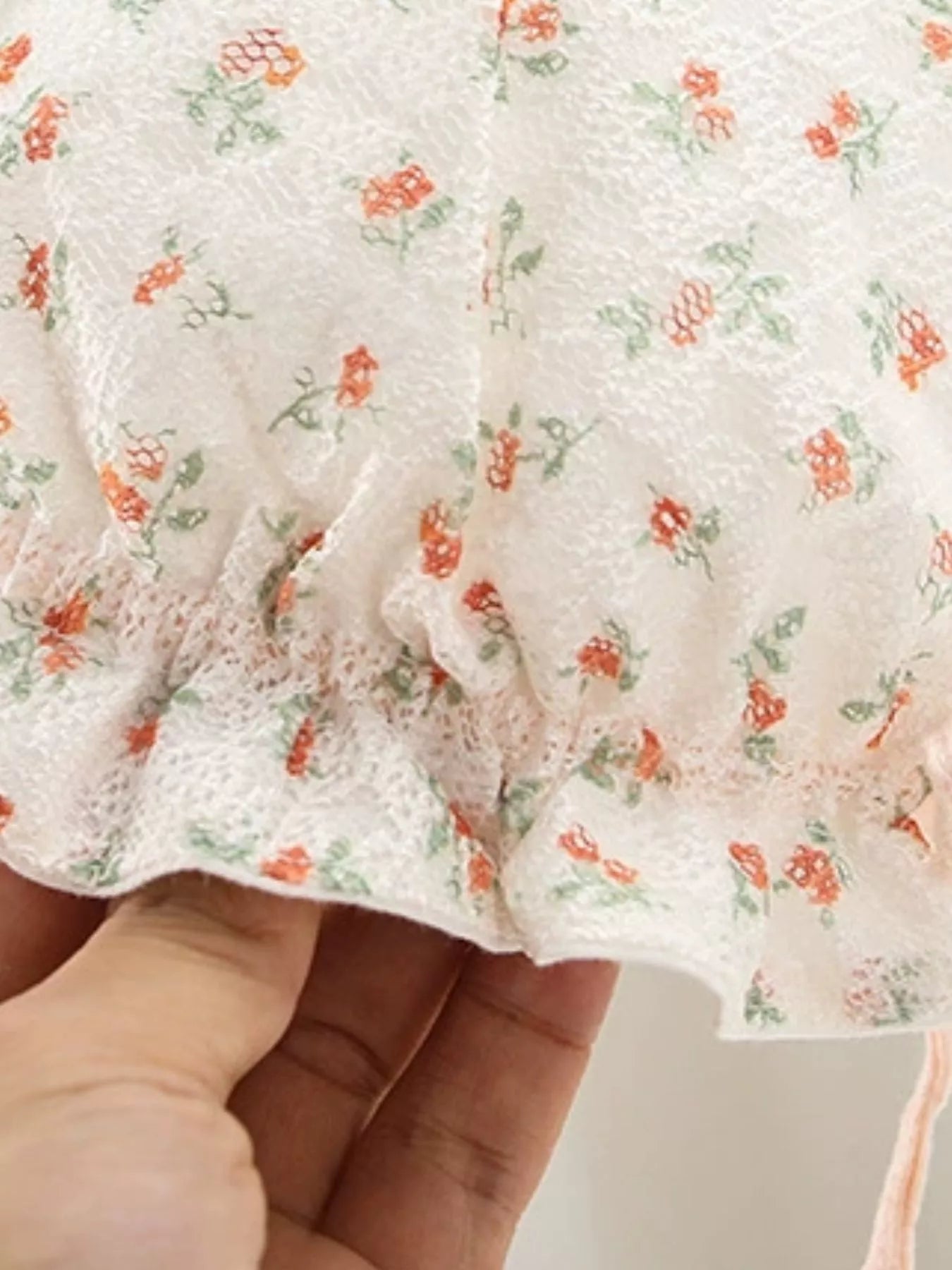 Children's Floral Print Bunny Ear Hat - PBNJ FASHIONS