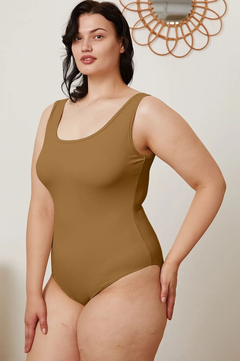 Basic Bae Full Size Square Neck Sleeveless Bodysuit - PBNJ FASHIONS