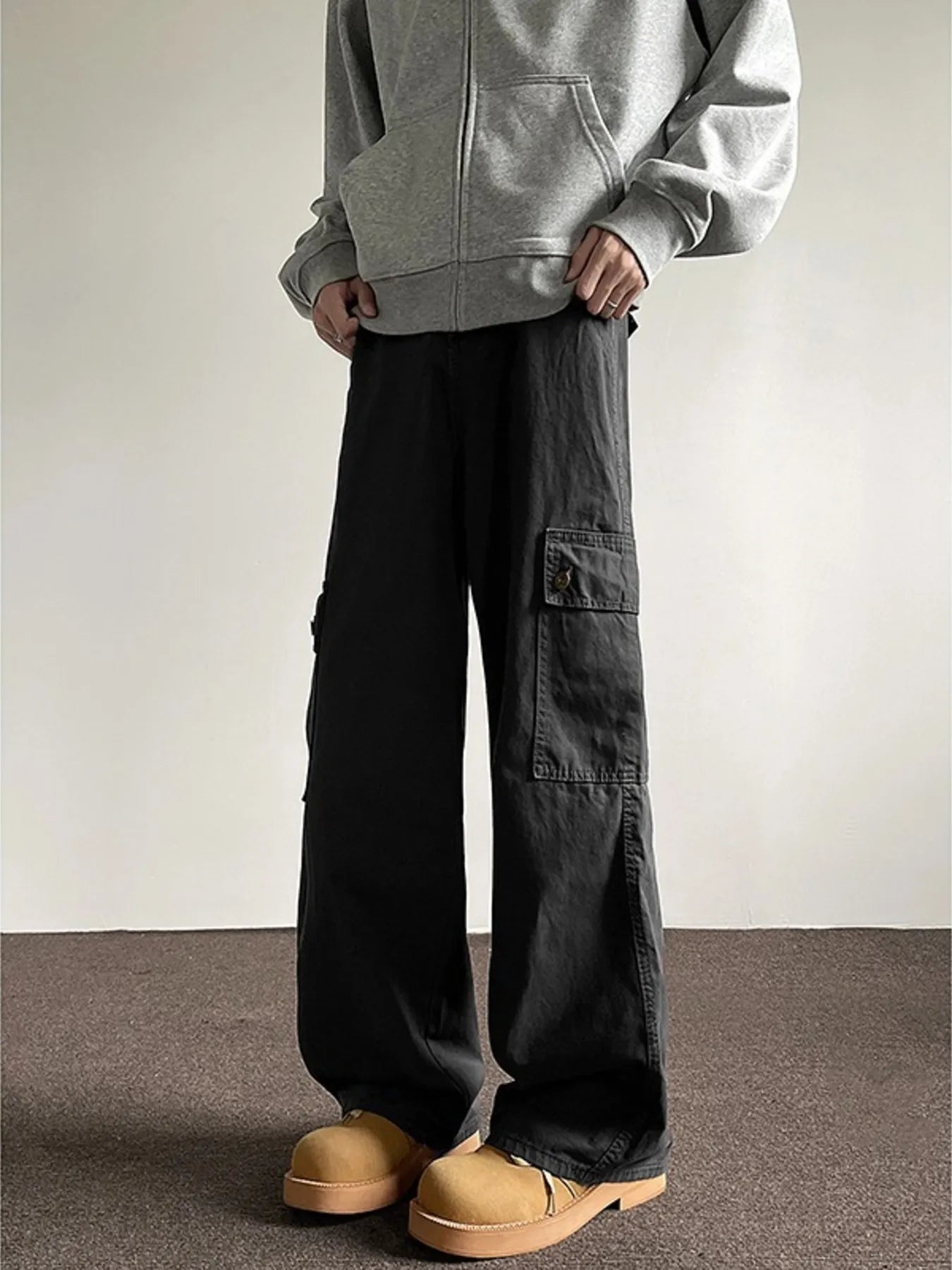 Men's Full Size Loose Fit Cargo Jeans Plus Size - PBNJ FASHIONS