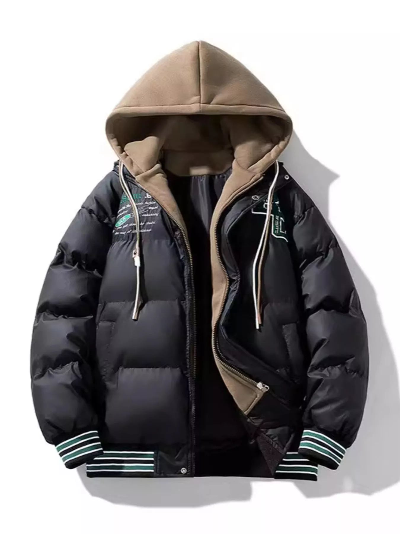 Men's Plus Size Hooded Padded Puffer Jacket - PBNJ FASHIONS