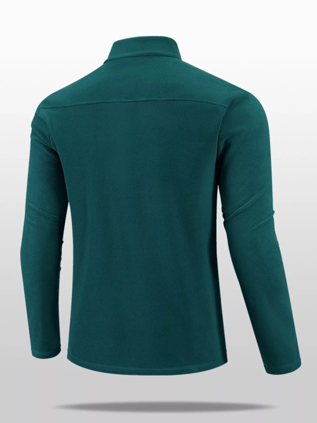 Men's Plus Size Quarter Zip Long Sleeve Sweatshirt - PBNJ FASHIONS