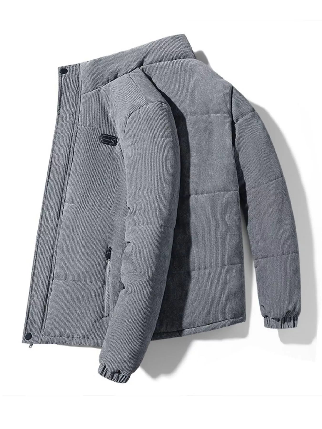 Men's Plus Size Corduroy Padded Winter Coat - PBNJ FASHIONS