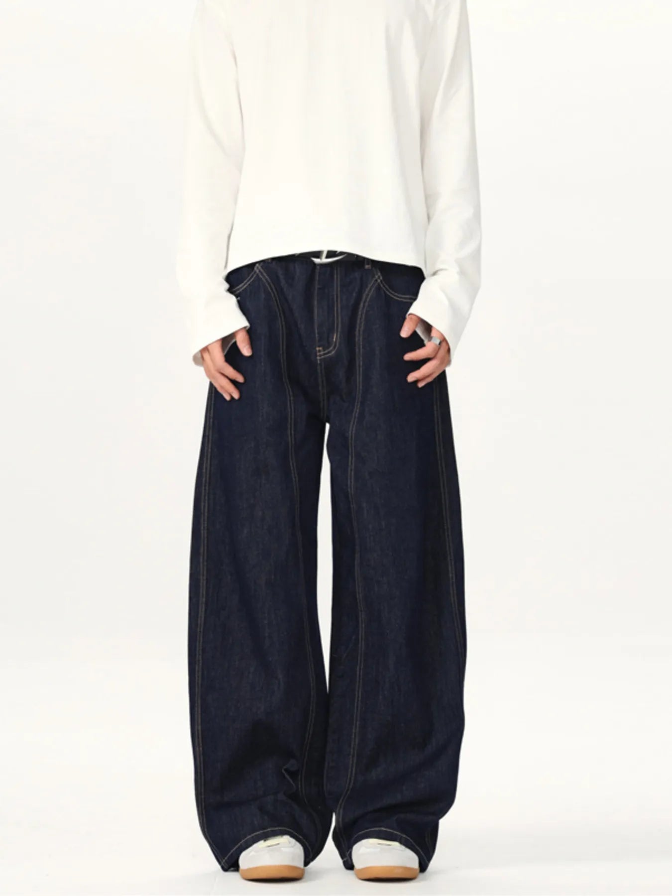 Men's Wide Leg Jeans | Basic Style | 100% Cotton | Machine Wash Cold | Wide Range of Sizes - PBNJ FASHIONS