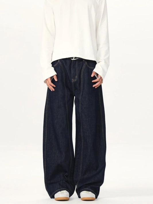 Men's Wide Leg Jeans | Basic Style | 100% Cotton | Machine Wash Cold | Wide Range of Sizes - PBNJ FASHIONS