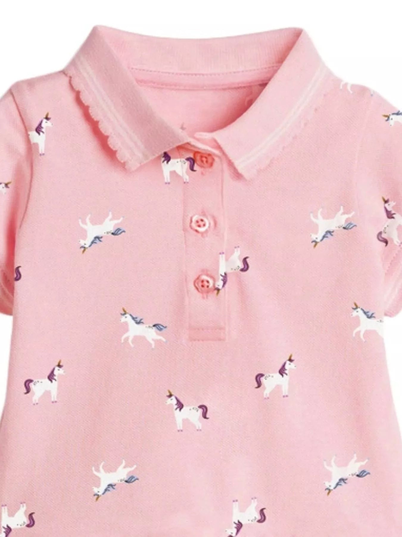 Children's Button Detail Short Sleeve Dress - PBNJ FASHIONS
