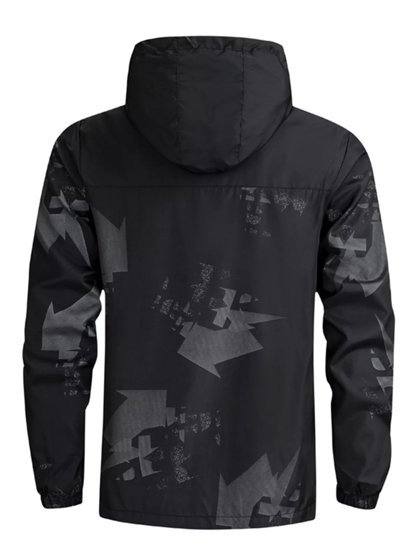 Men's Plus Size Lightweight Hooded Windbreaker Jacket - PBNJ FASHIONS