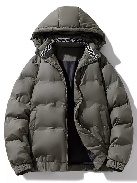 Men's Plus Size Hooded Padded Winter Coat - PBNJ FASHIONS