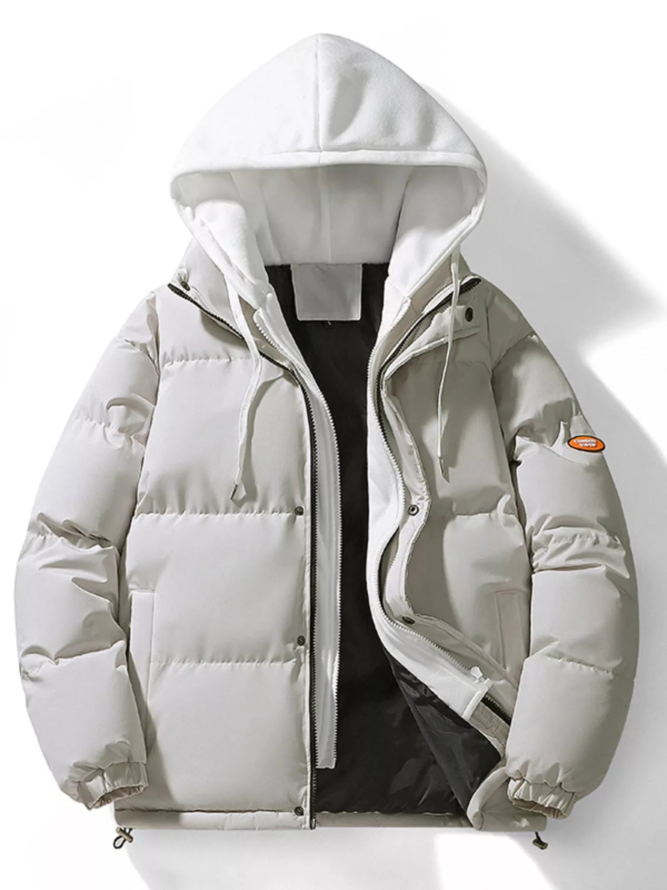 Men's Plus Size Hooded Padded Puffer Jacket - PBNJ FASHIONS