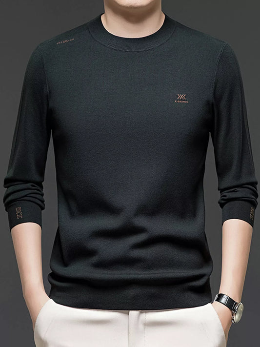 Men's Plus Size Long Sleeve Slim Fit Knit Top - PBNJ FASHIONS