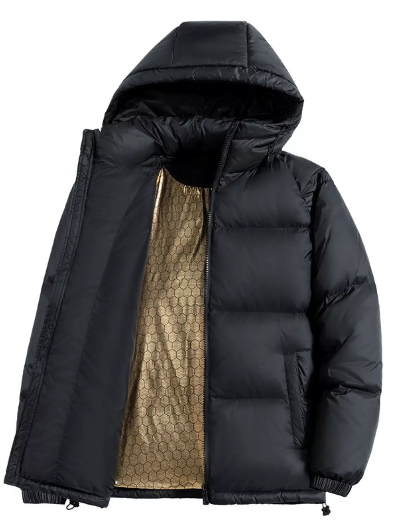 Men's Full Size Warm Padded Hooded Puffer Jacket Plus Size - PBNJ FASHIONS