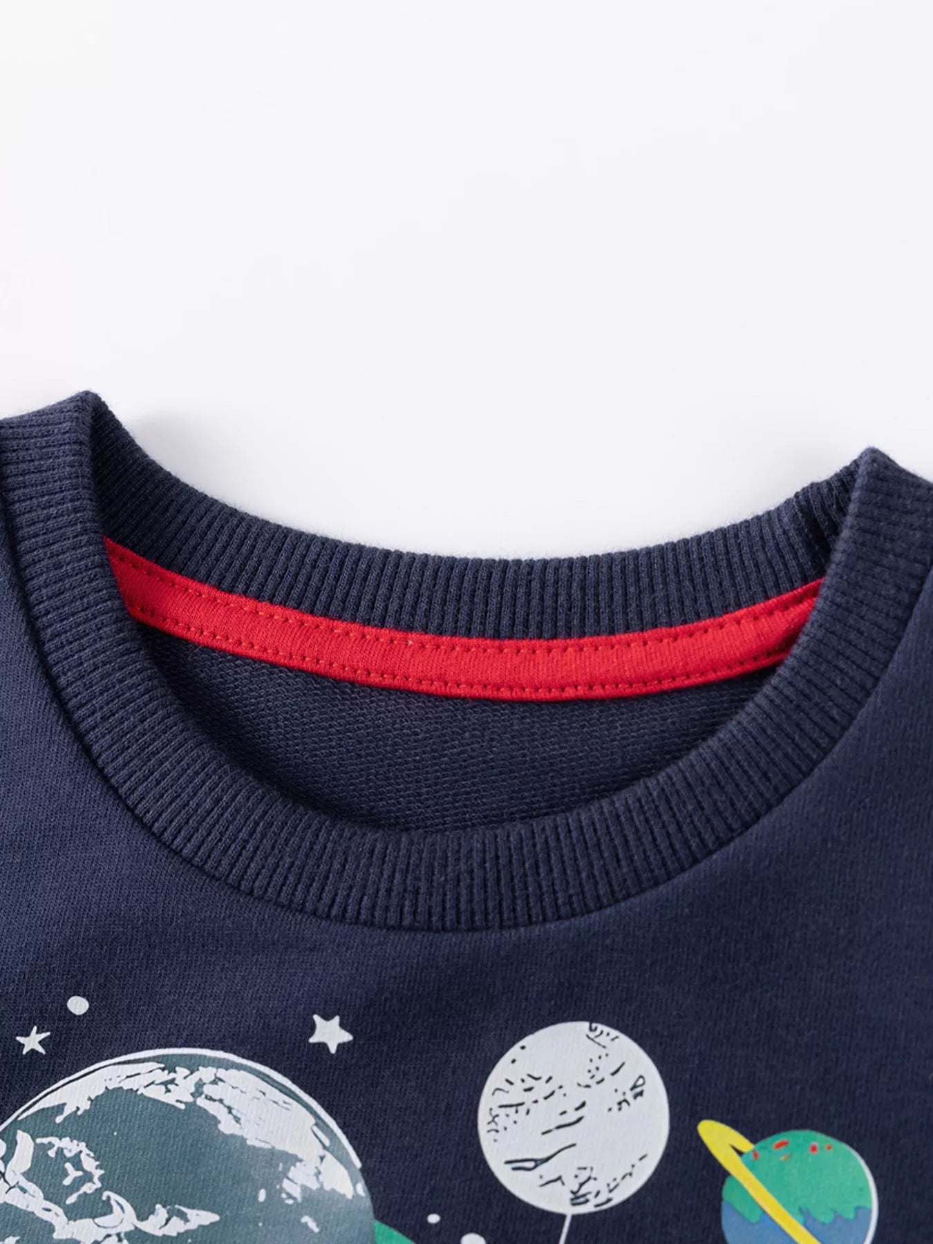 Children's Astronaut Planet Graphic Crew Neck Sweatshirt - PBNJ FASHIONS