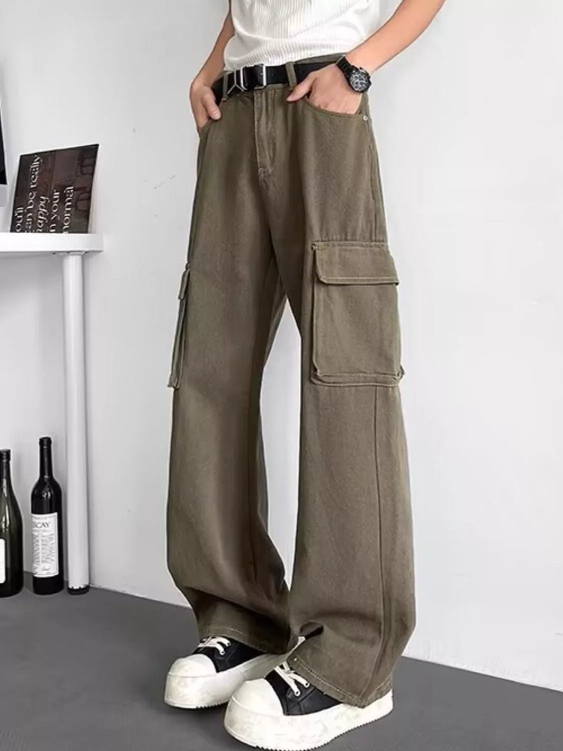 Men's Plus Size Loose Fit Cargo Pants - PBNJ FASHIONS