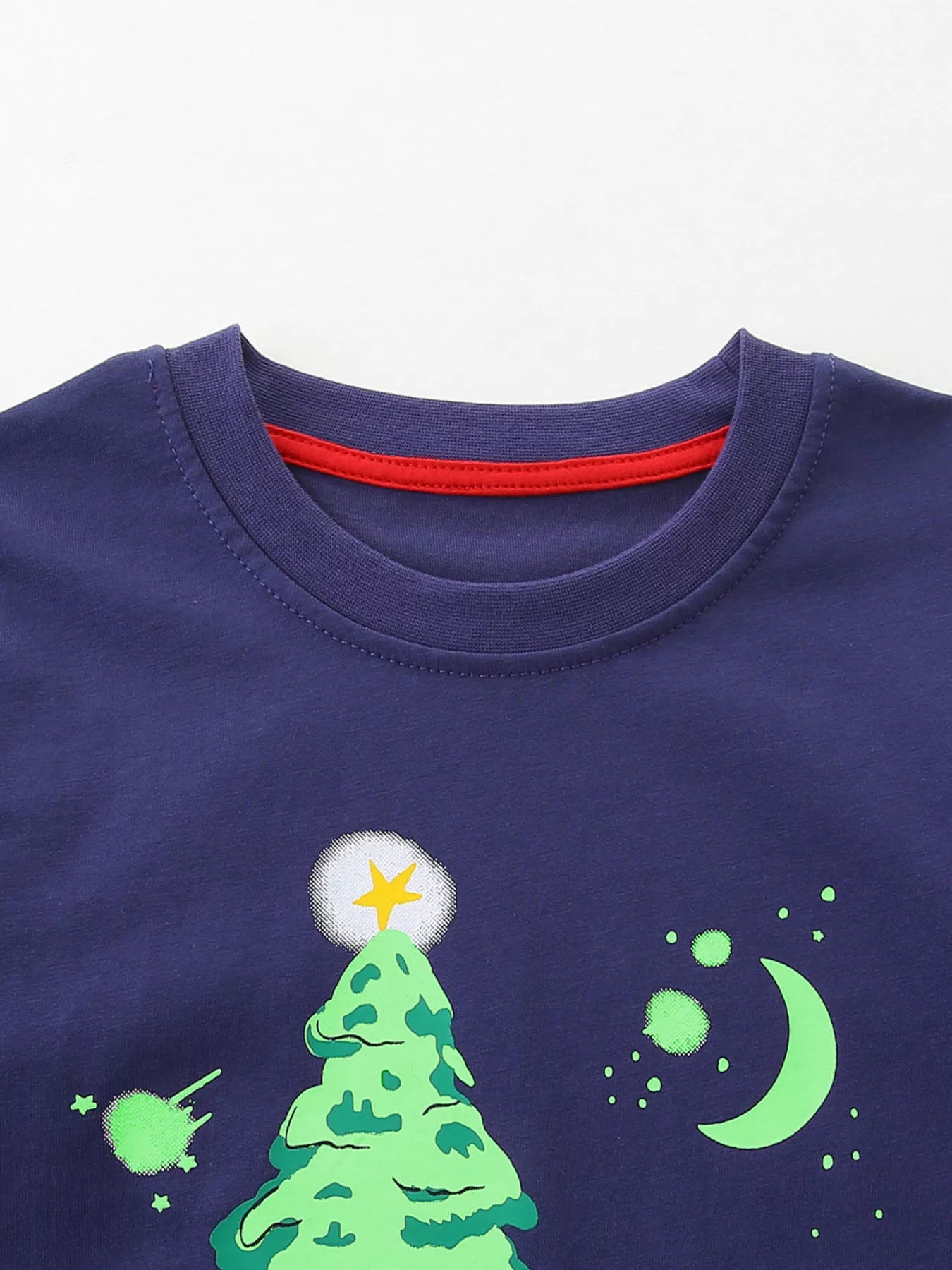 Children's Christmas Deer Graphic Long Sleeve T-Shirt - PBNJ FASHIONS