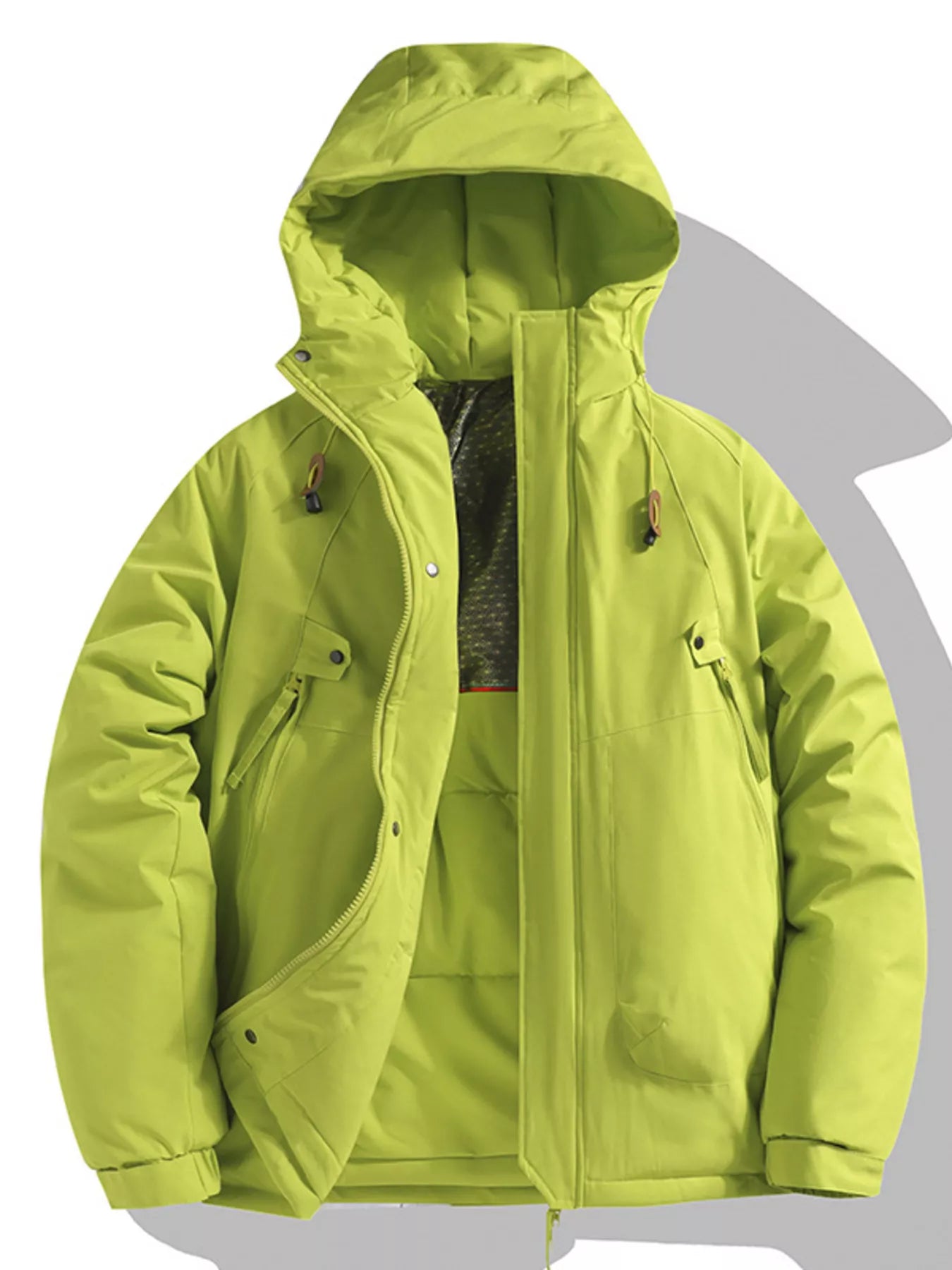 Men's Full Size Hooded Padded Winter Coat Plus Size - PBNJ FASHIONS